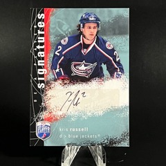 2007-08 Upper Deck Be a Player Signatures Kris Russell #S-KR Auto